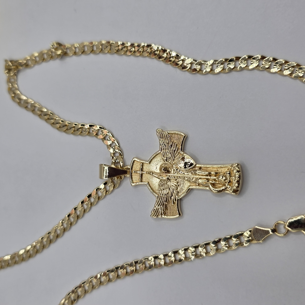 Elegant Gold Plated  Cross Necklace